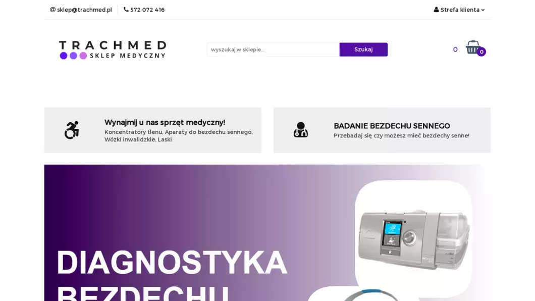 Zrzut ekranu strony