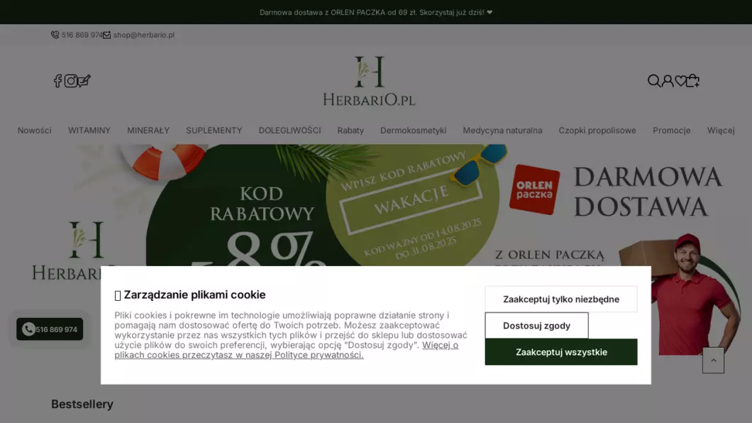 Zrzut ekranu strony
